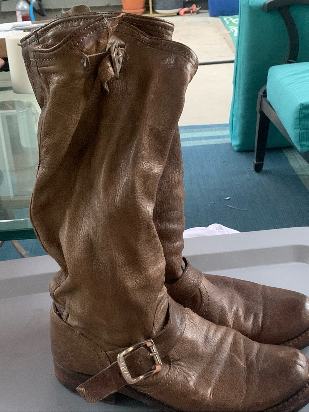 Frye Veronica slouchy knee high boots